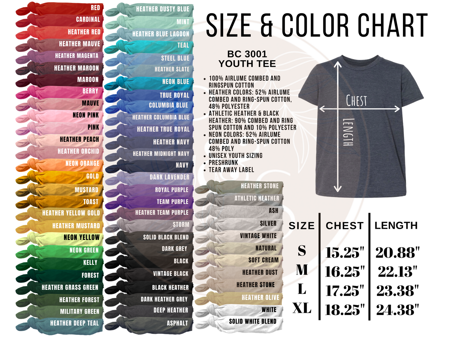 YOUTH - You Choose Tee Color - Preorder