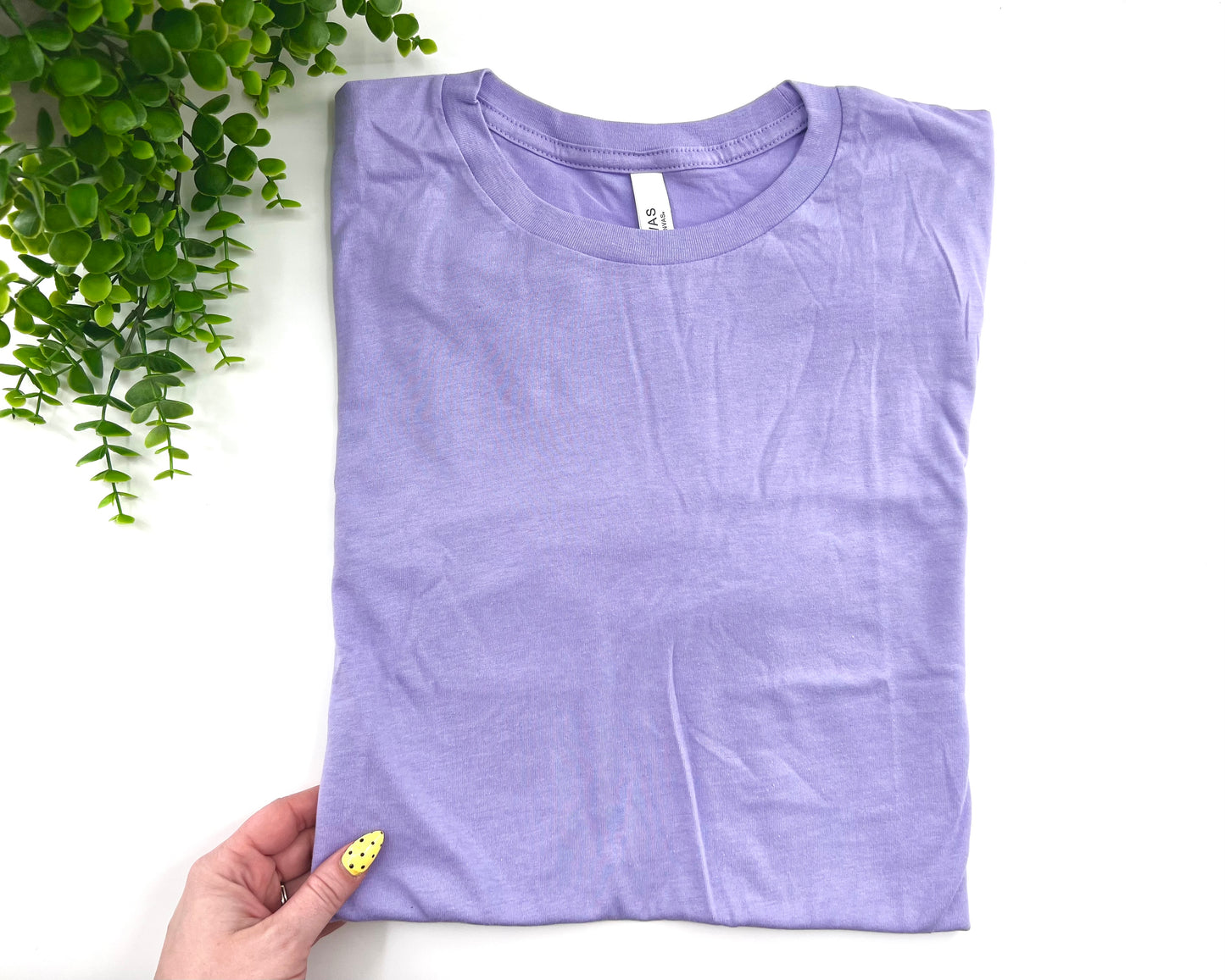 XL - Dark Lavender Tshirt - Bella Canvas