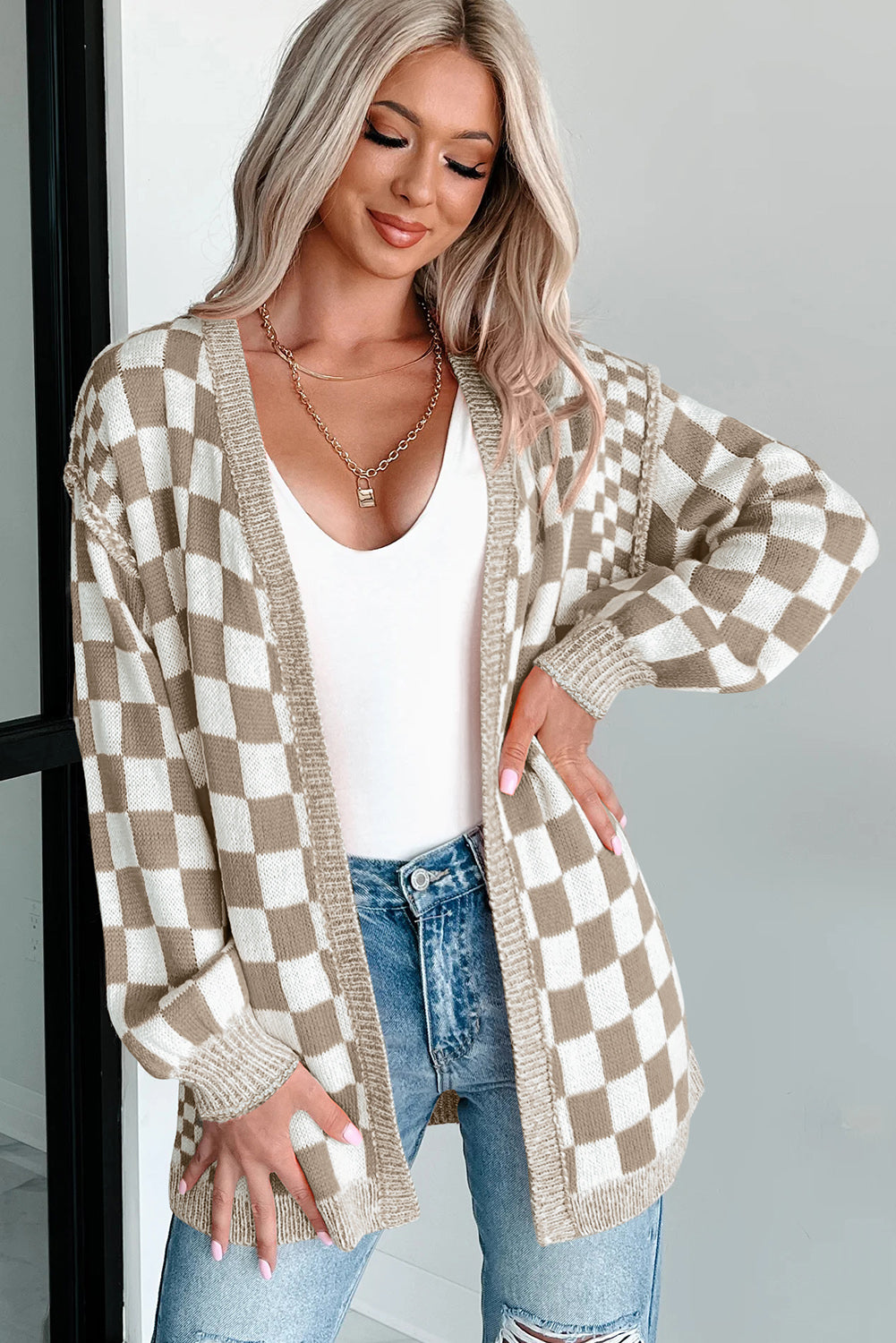 PREORDER: CIENNA Checkered Cardi 9.2.25