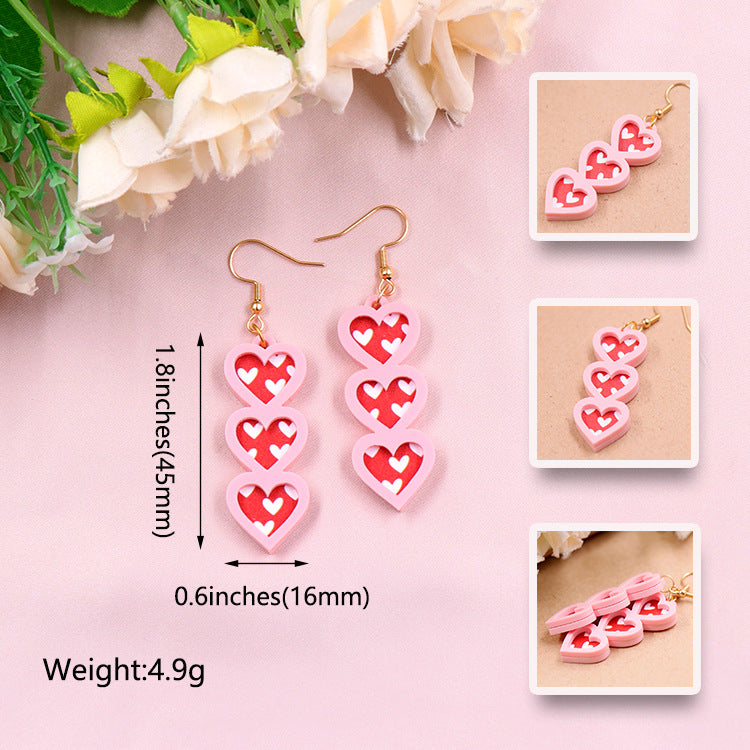 *RTS* Acrylic Heart Dangles