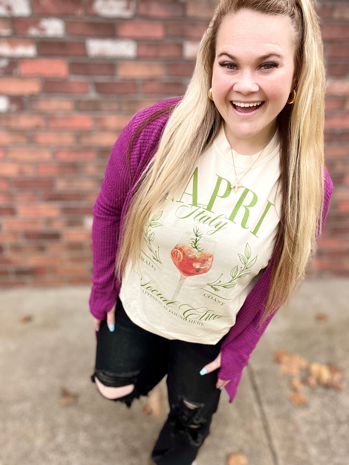 READY TO SHIP: XL - Capri - Comfort Colors Tshirt