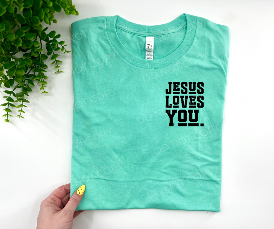 #86 - Jesus Loves You - Pocket - DIRECT TO FILM PRINT ONLY