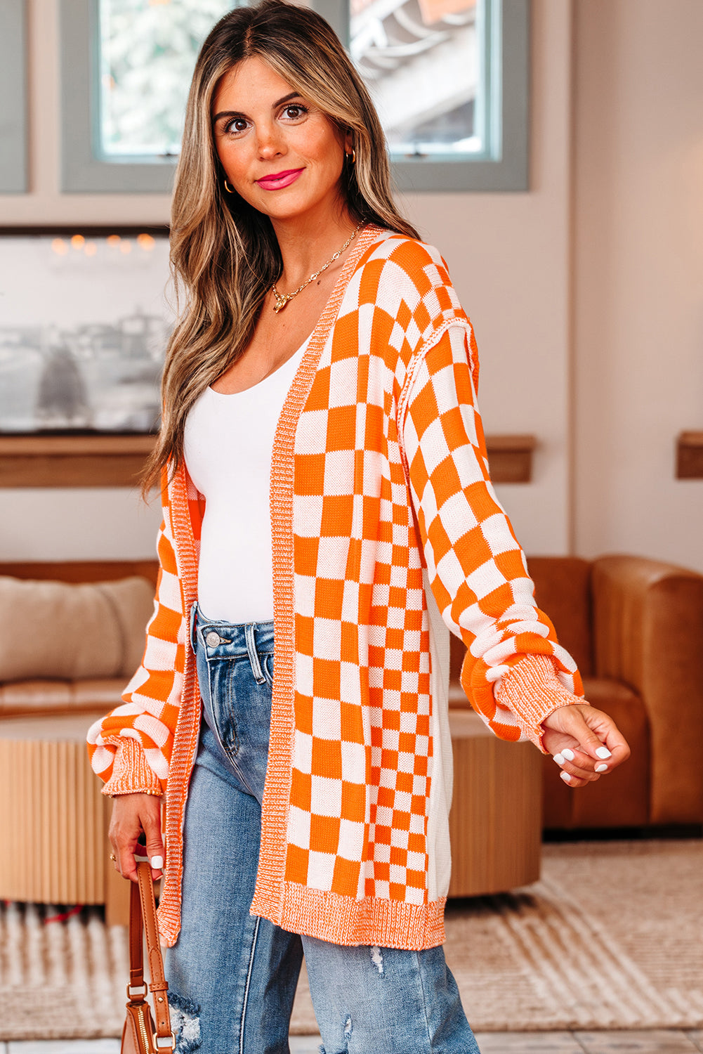 PREORDER: CIENNA Checkered Cardi 9.2.25