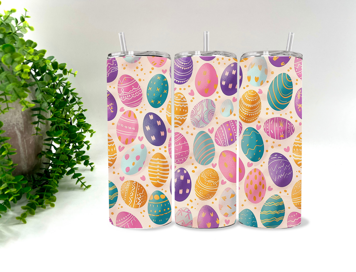 Pastel Easter Eggs - 20 oz Tumbler