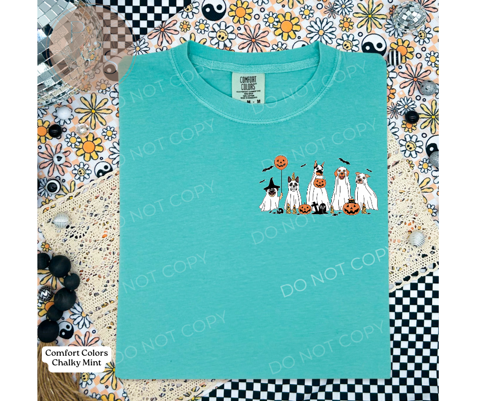 #88 - Halloween Dogs - POCKET - DIRECT TO FILM PRINT ONLY