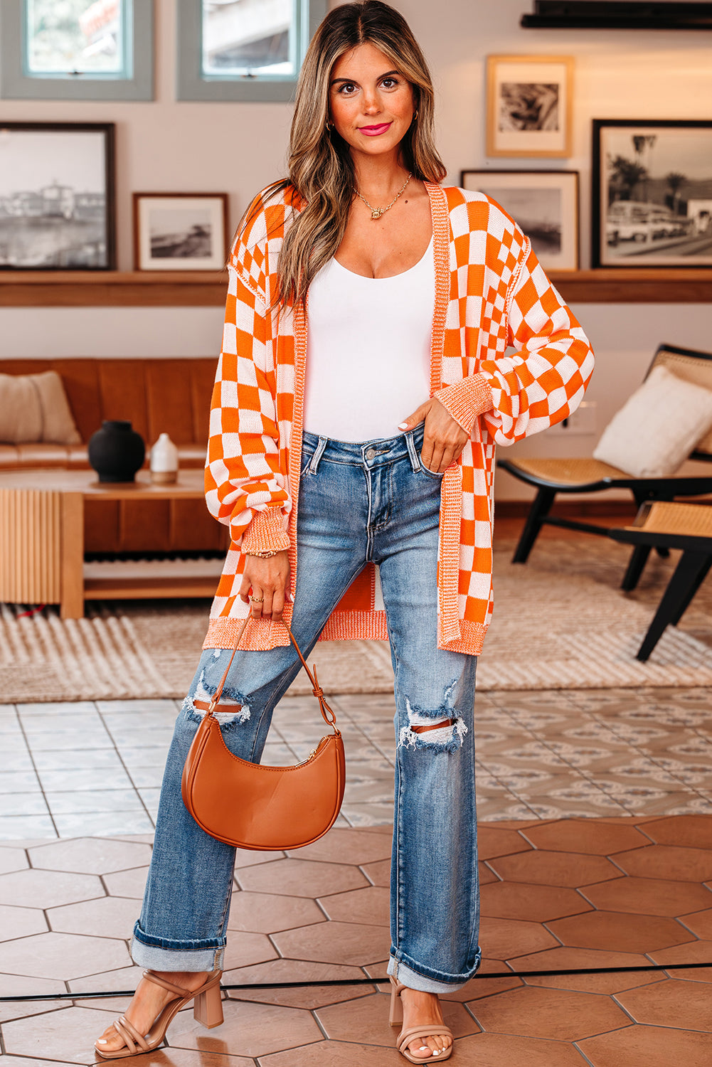 PREORDER: CIENNA Checkered Cardi 9.2.25
