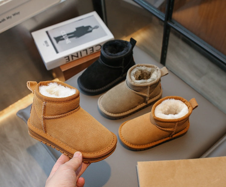 PREORDER: Faux Fur and Suede Mini Boots 9.2.25