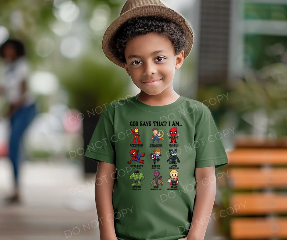 #263 - God Says I am Hero YOUTH - DIRECT TO FILM PRINT ONLY