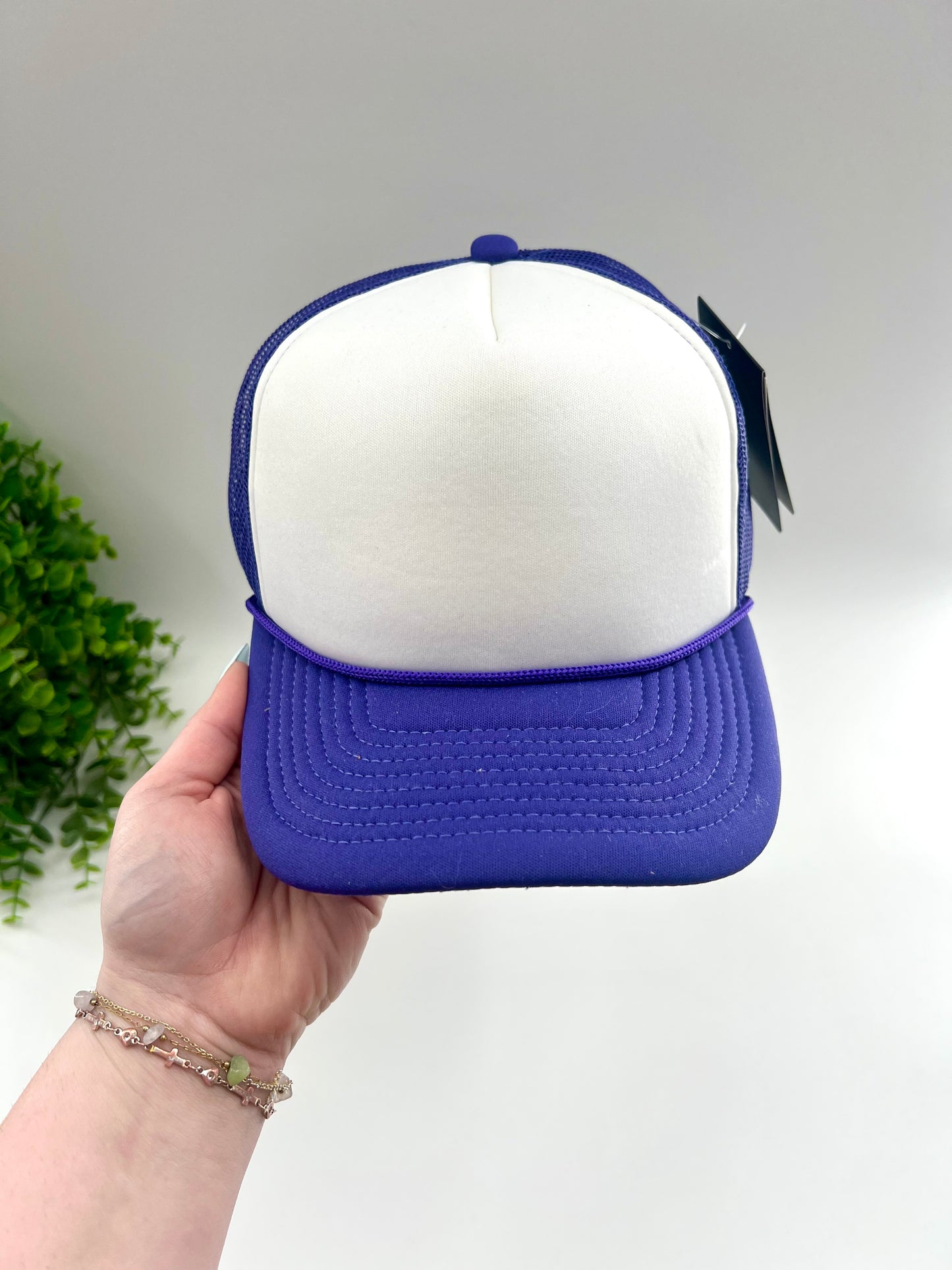 Purple Trucker Hat - Pick N Press Trucker Bar