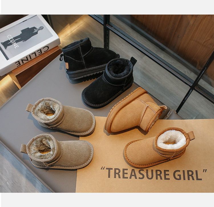 PREORDER: Faux Fur and Suede Mini Boots 9.2.25