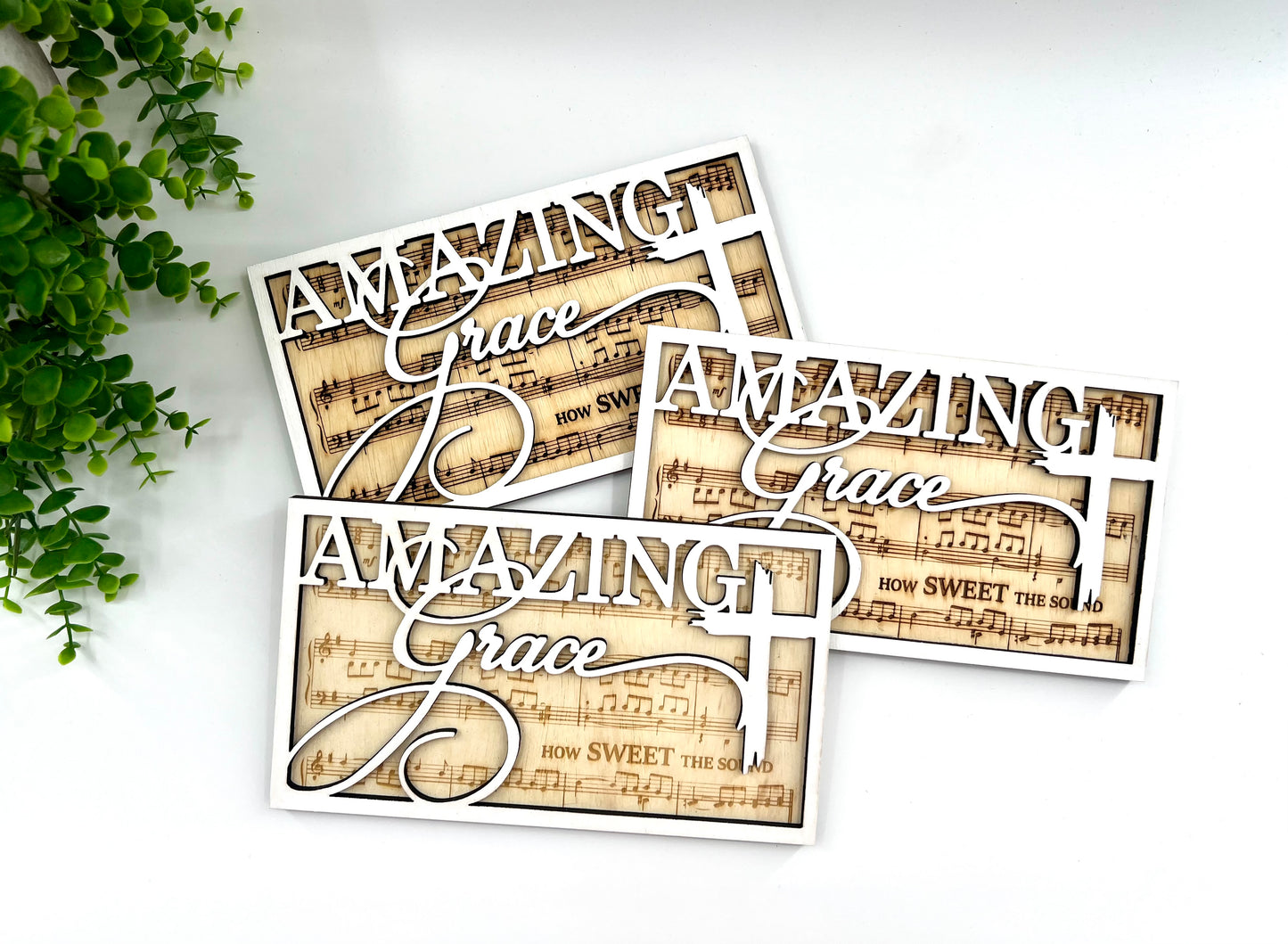 Old Hymns - Laser Engraved Wood Sign