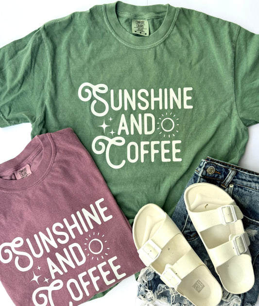 Sunshine & Coffee tees