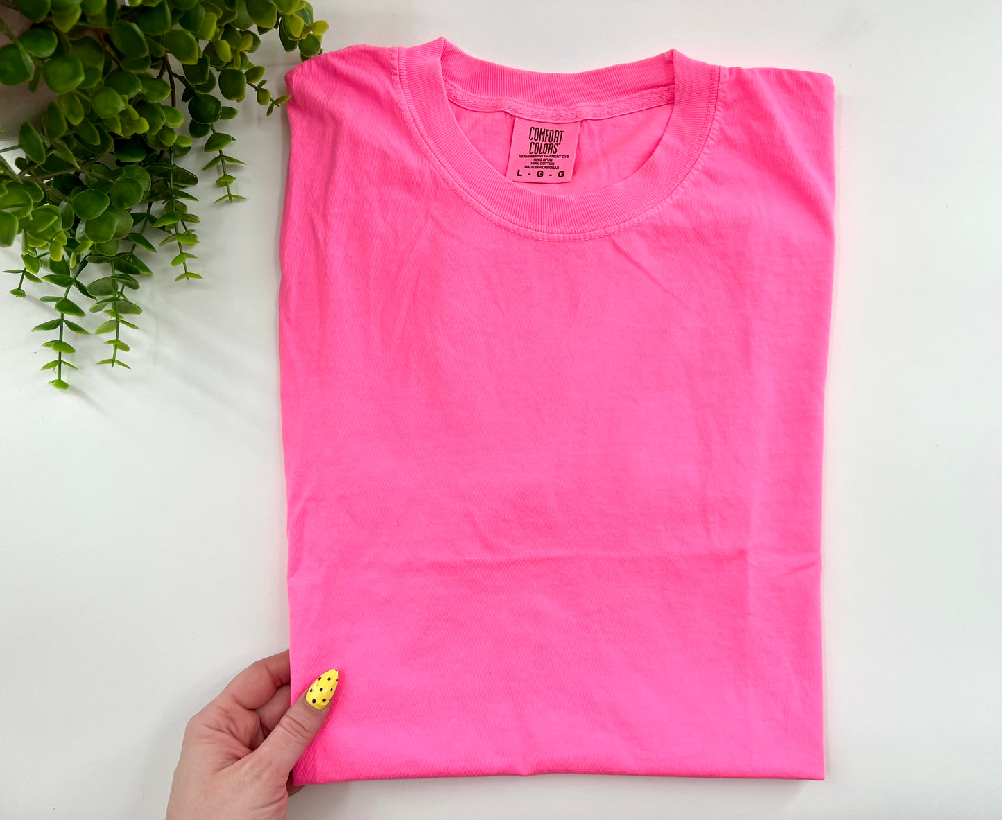 2XL - Neon Pink Comfort Colors - Tshirt