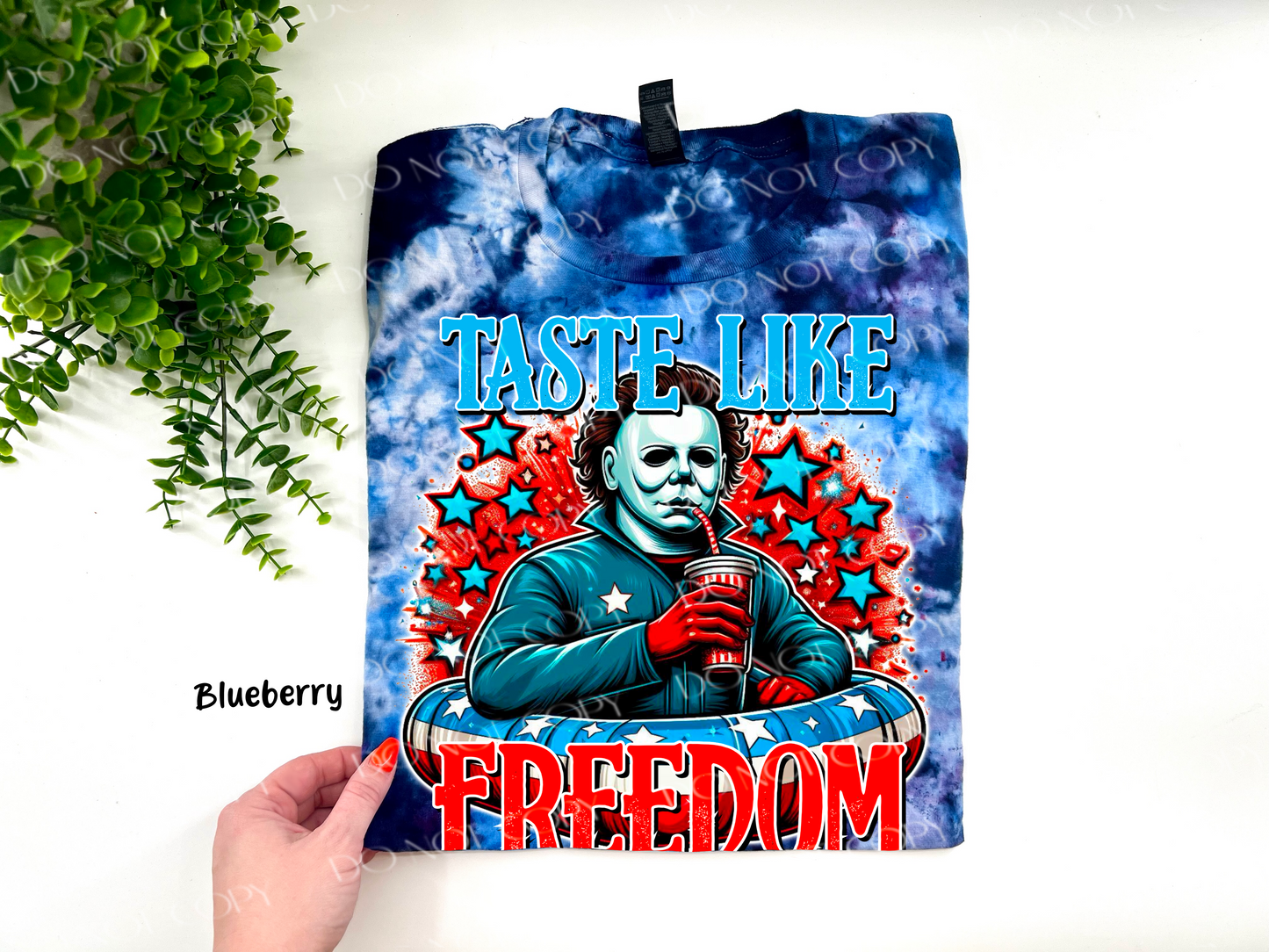 Taste Like Freedom - Blueberry Ice Dye - YOUTH & ADULTr