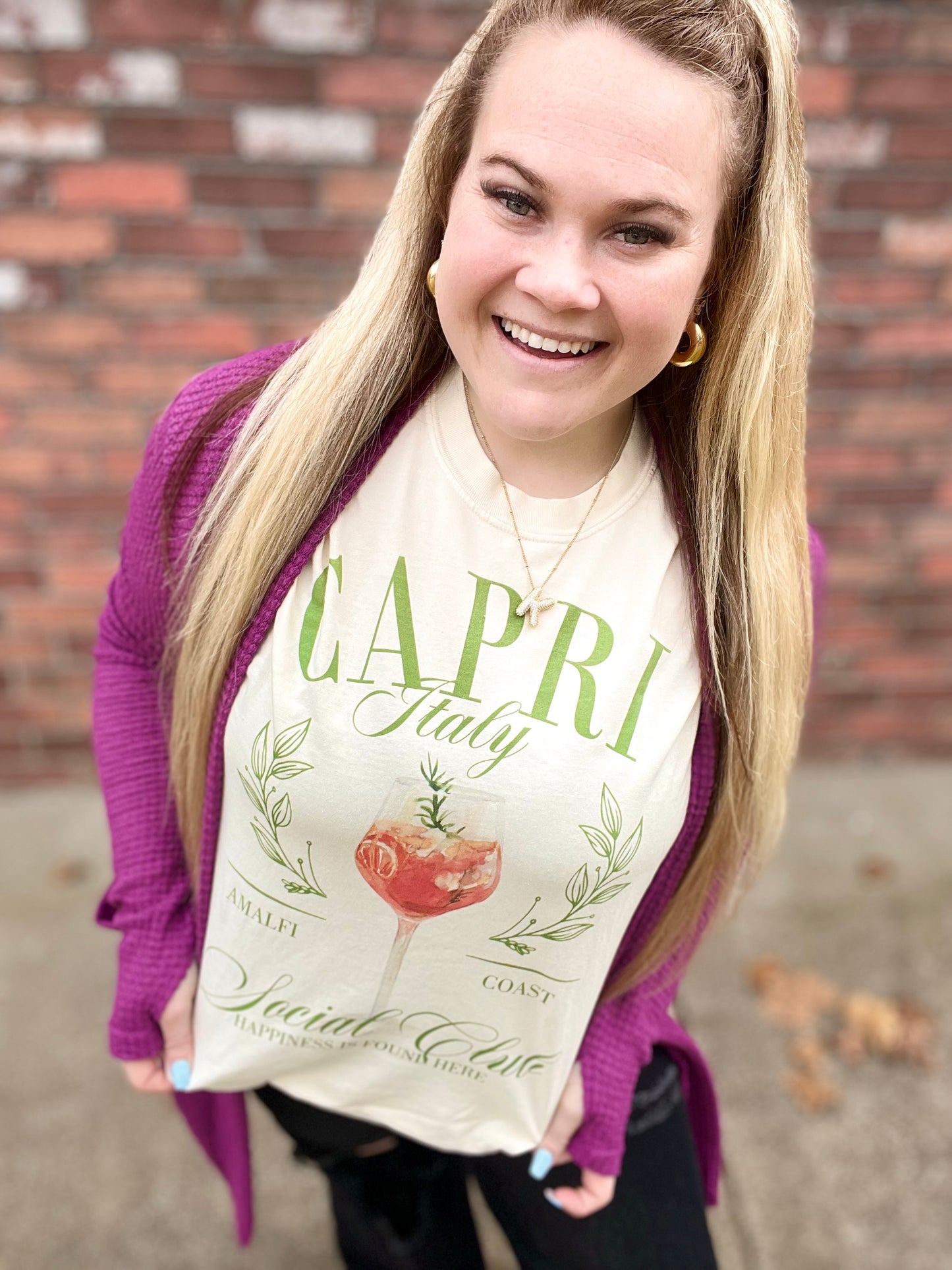 READY TO SHIP: XL - Capri - Comfort Colors Tshirt
