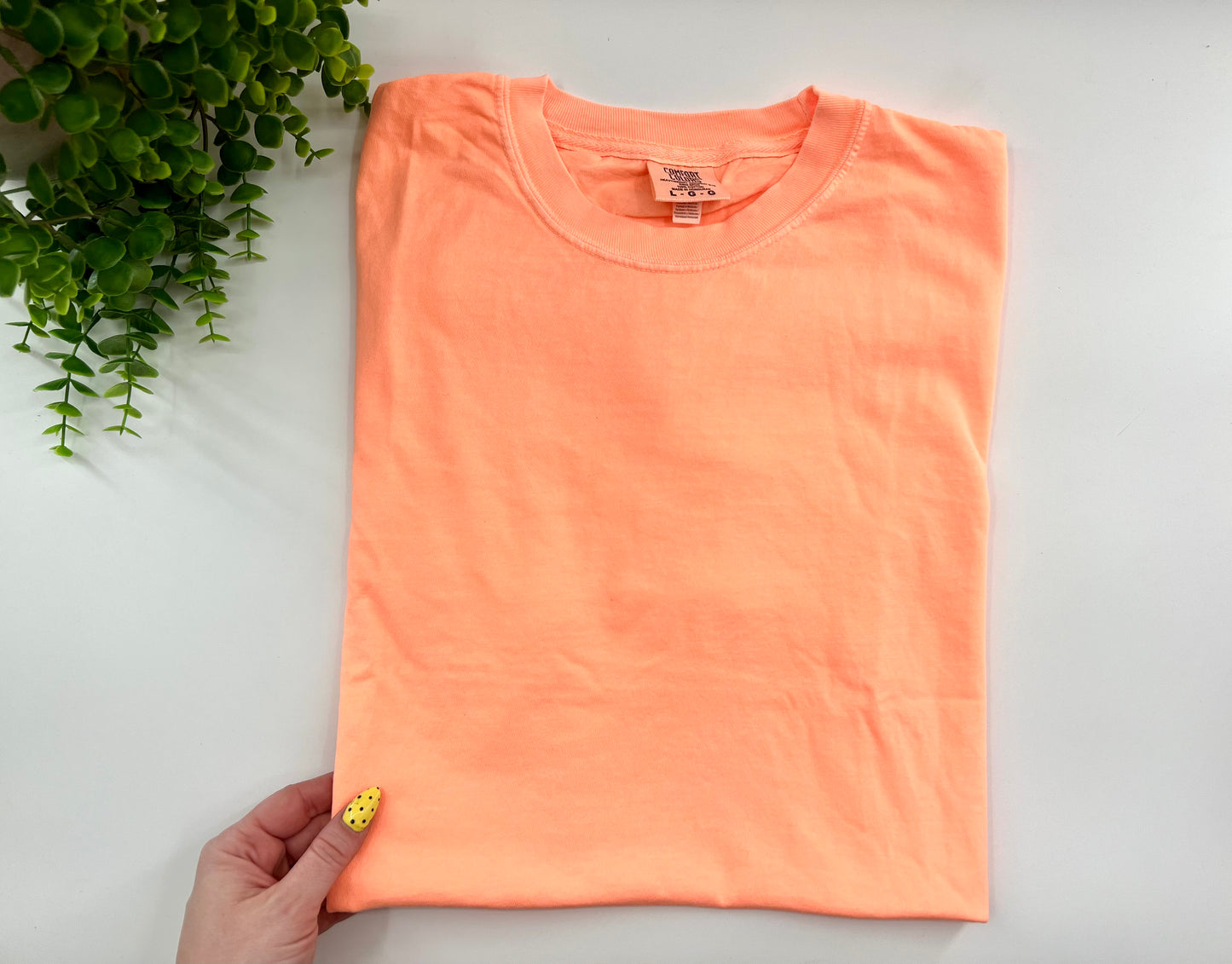XL - Neon Cantaloupe Comfort Colors - Tshirt