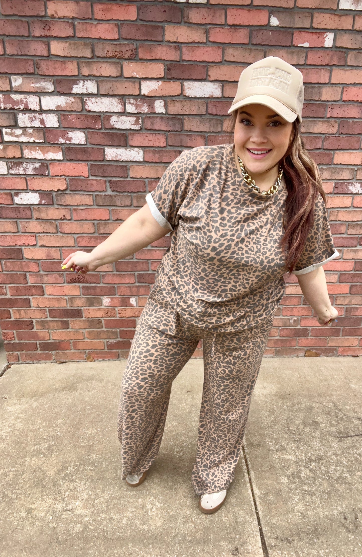 READY TO SHIP: Kelsey Leopard Pant Set