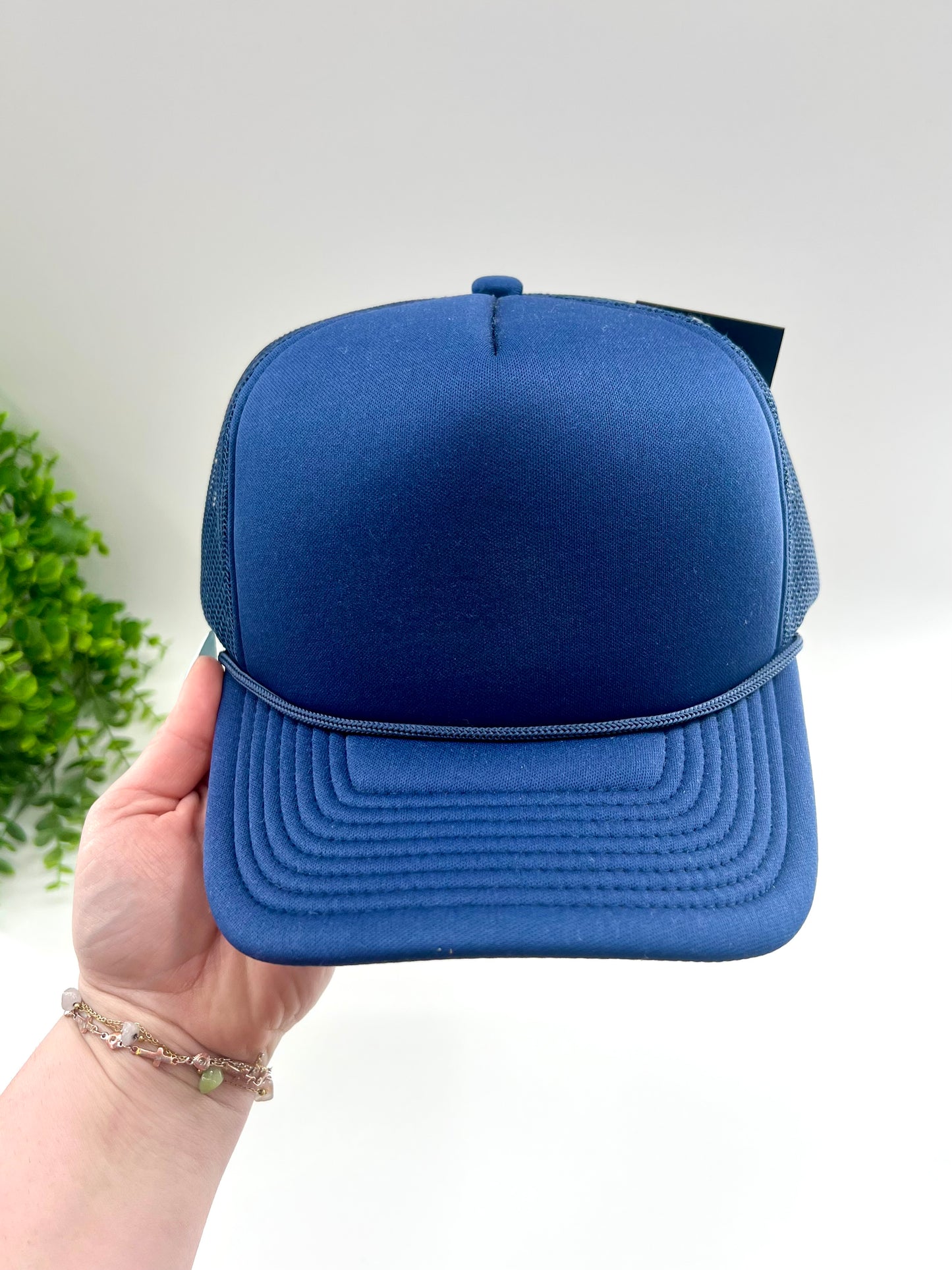 Navy Trucker Hat - Pick N Press Trucker Bar