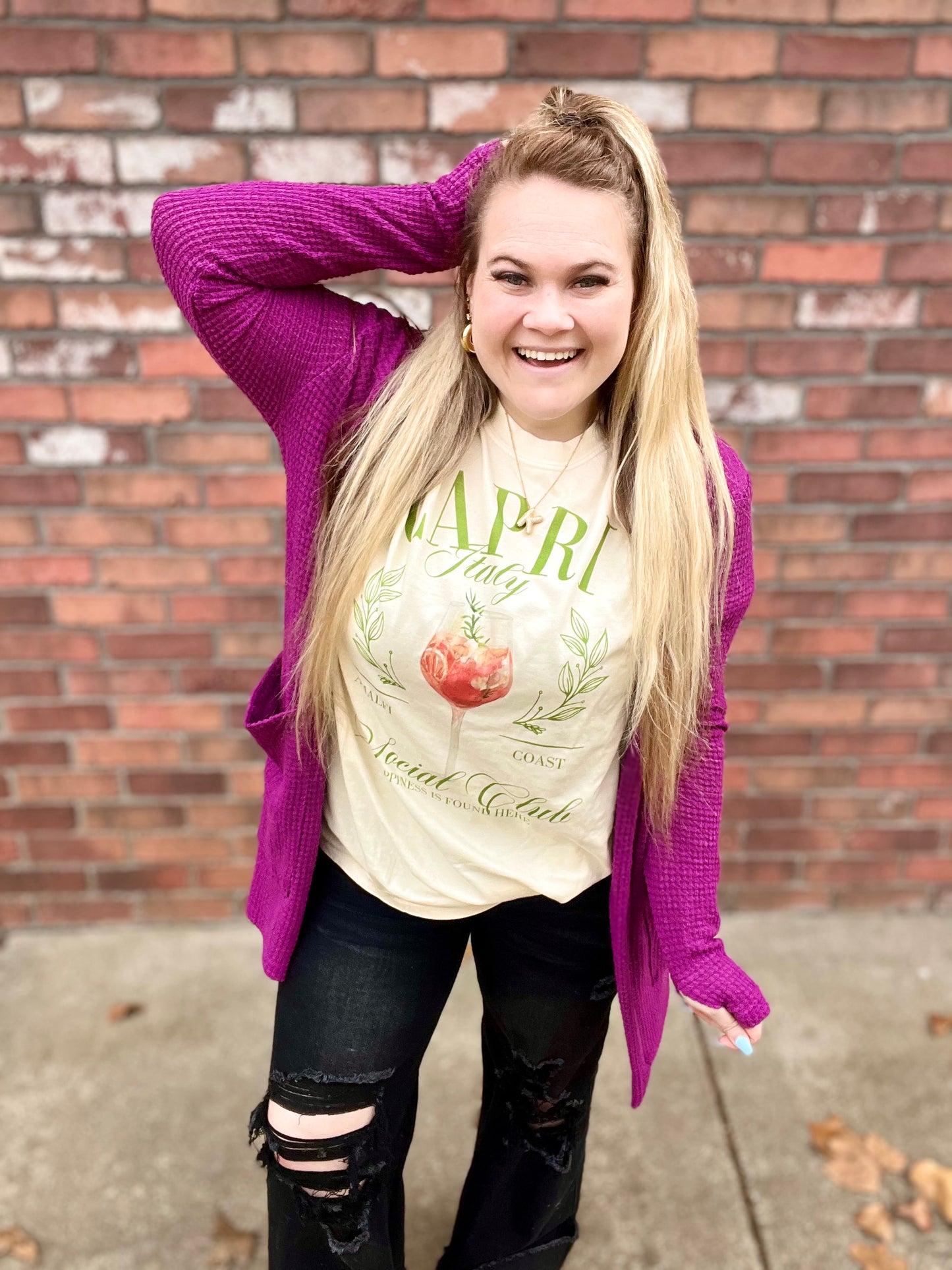 READY TO SHIP: XL - Capri - Comfort Colors Tshirt
