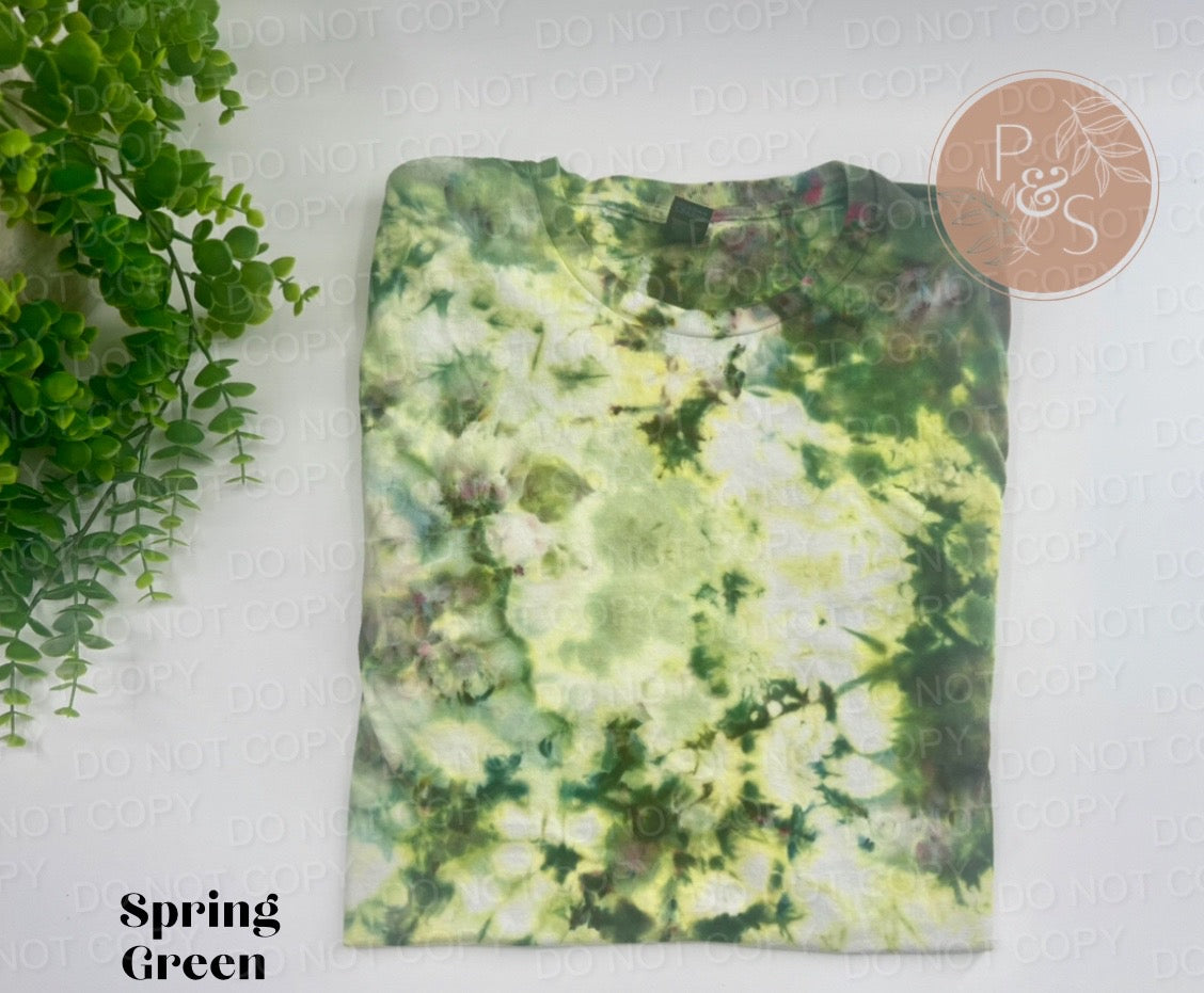 Spring Green - Ice Dyed Blank