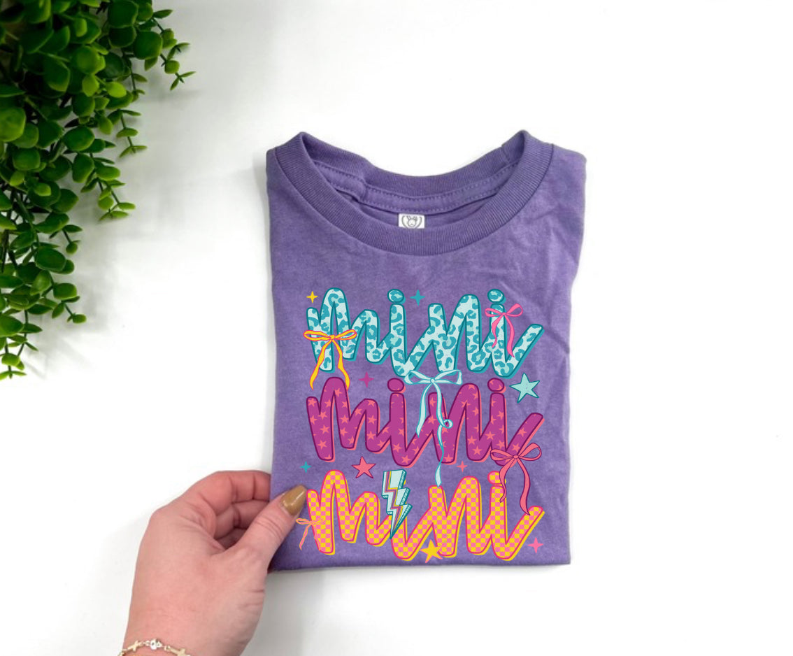 Mini Colored Stacked Coquette - YOUTH - Custom