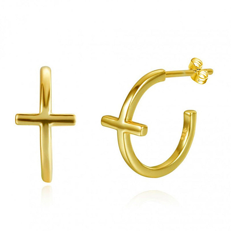Preorder: Faith Cross Hoops