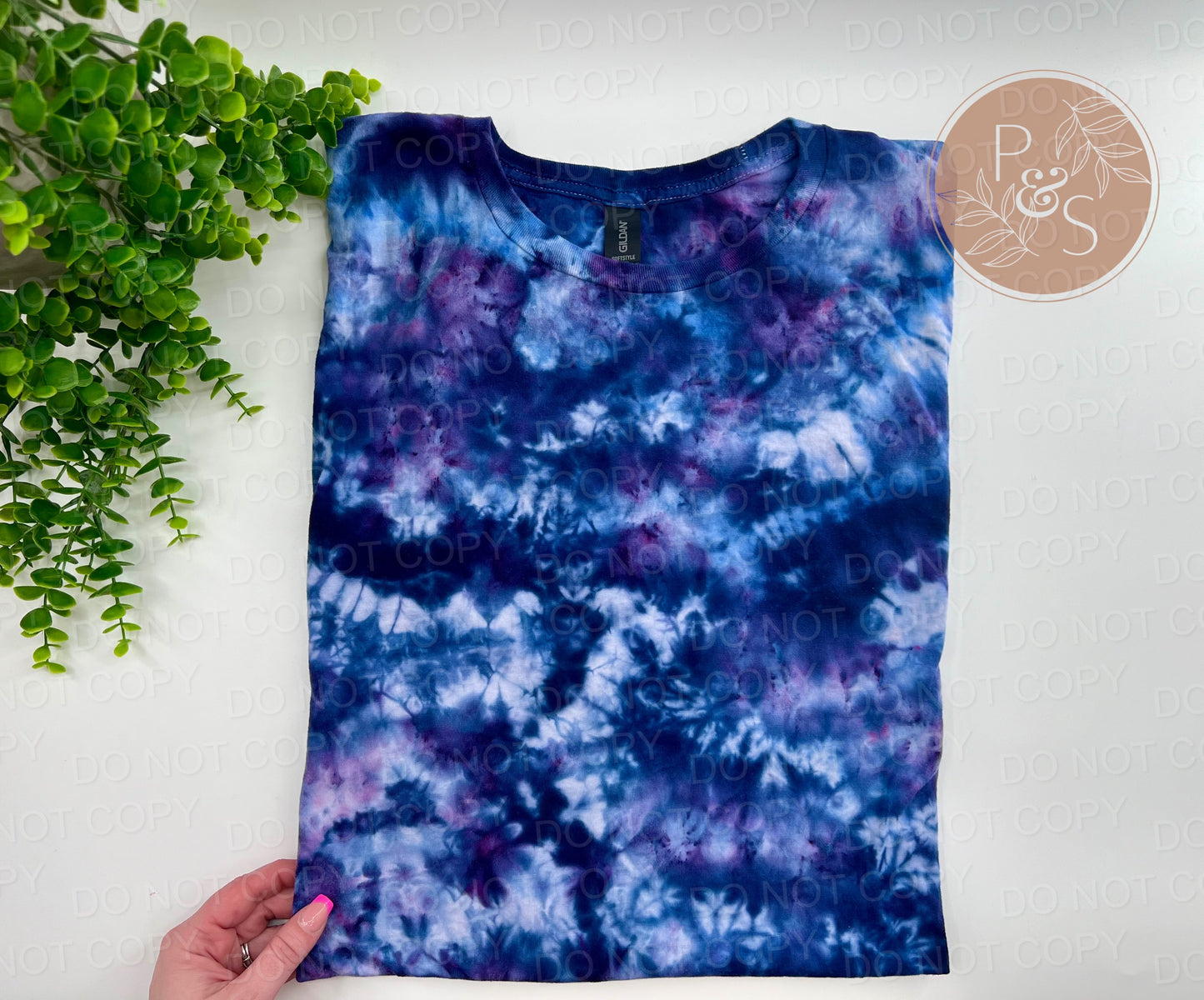 Blueberry - Ice Dyed Blank