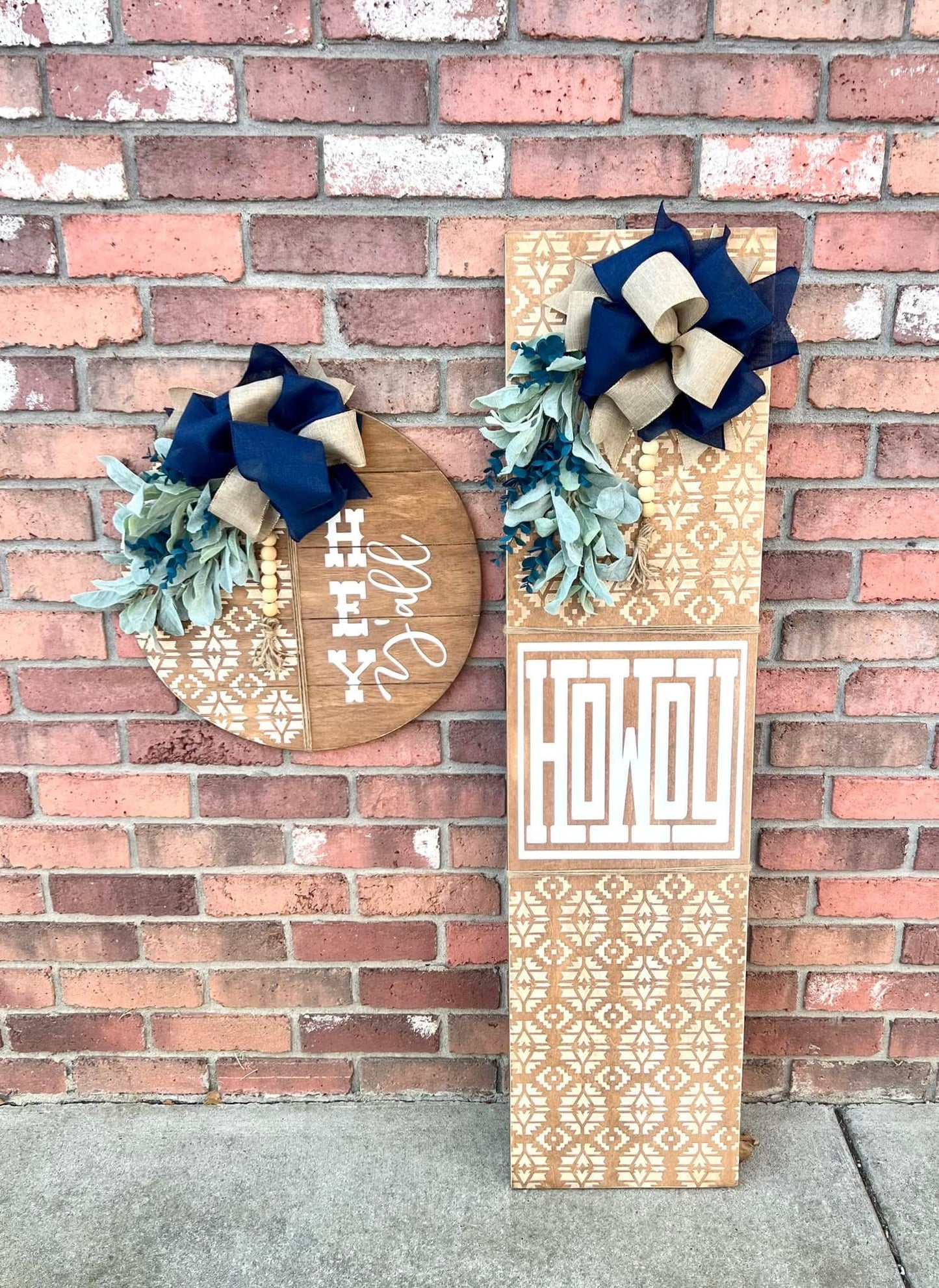 HOWDY SET - Door Hanger & Porch Leaner