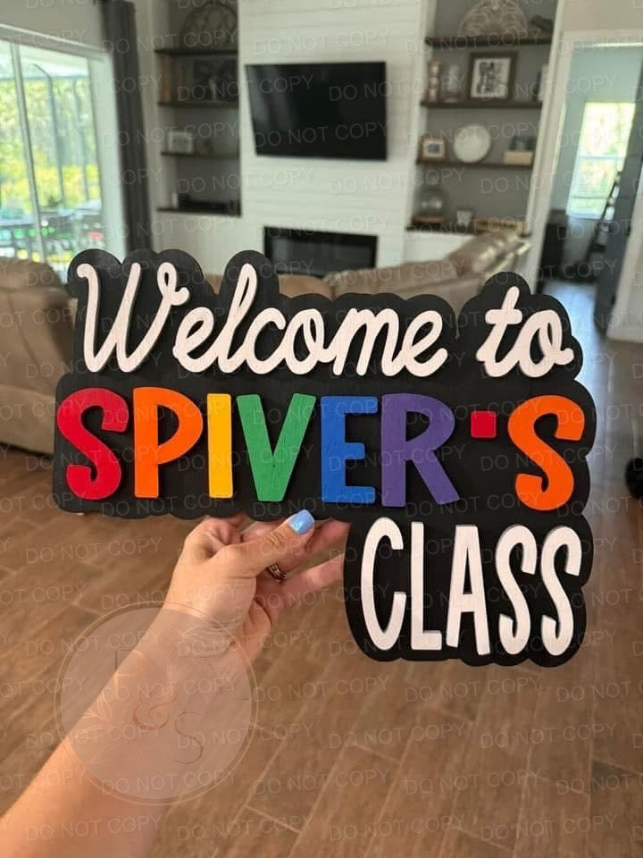 Corner Door Frame Sign