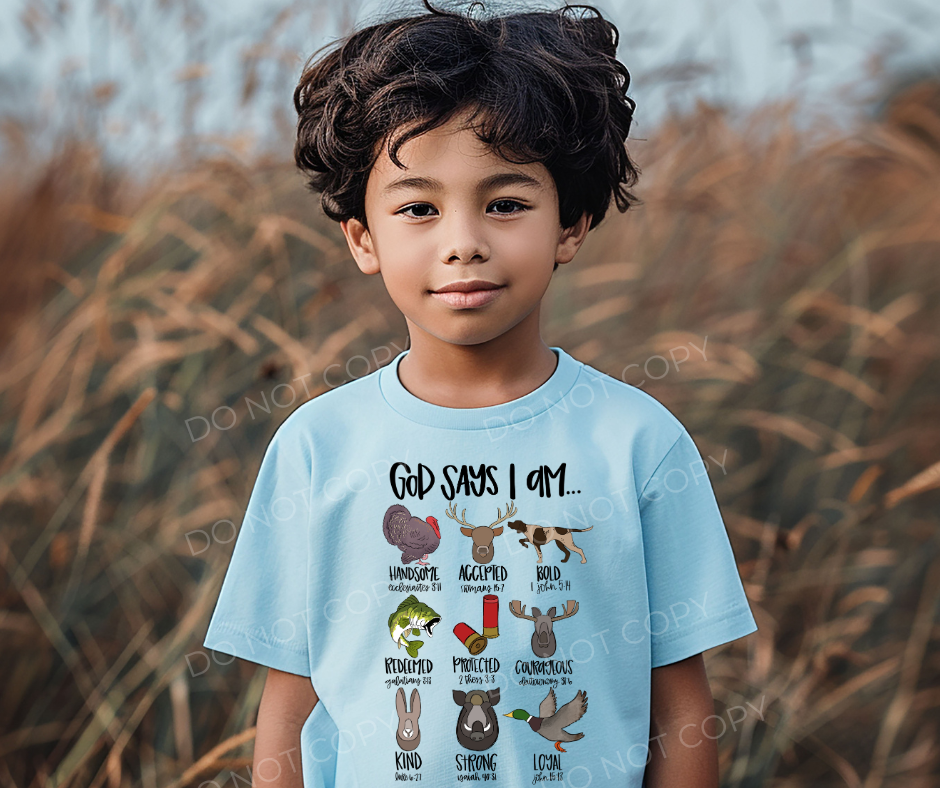 #213 - God Says You Are Hunting - YOUTH - DIRECT TO FILM PRINT ONLY