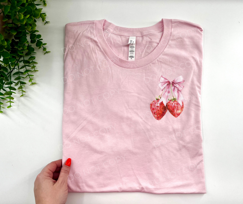 #215 - Strawberry Coquette - POCKET - DIRECT TO FILM PRINT ONLY