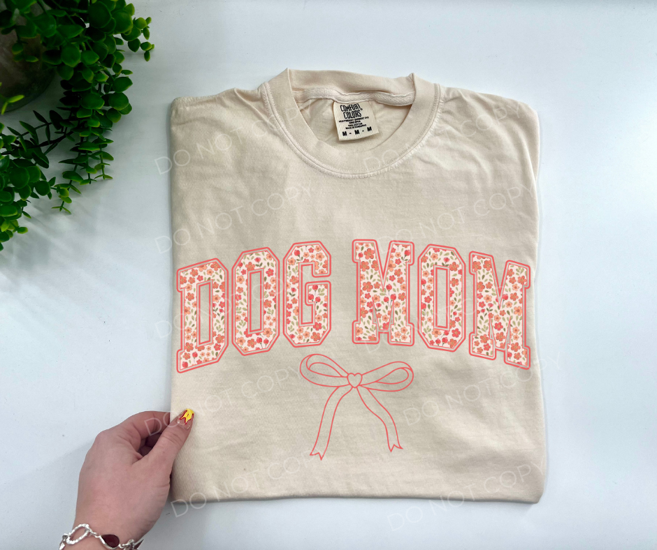 Dog Mom Floral Coquette - Custom