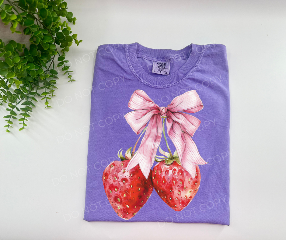 Strawberry Bow - Custom