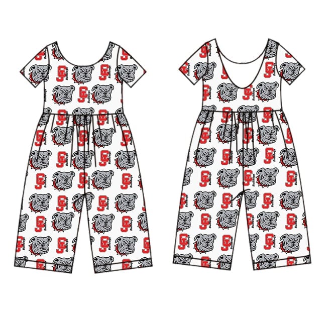 RTS: Carl Junction Bulldogs Bamboo Romper