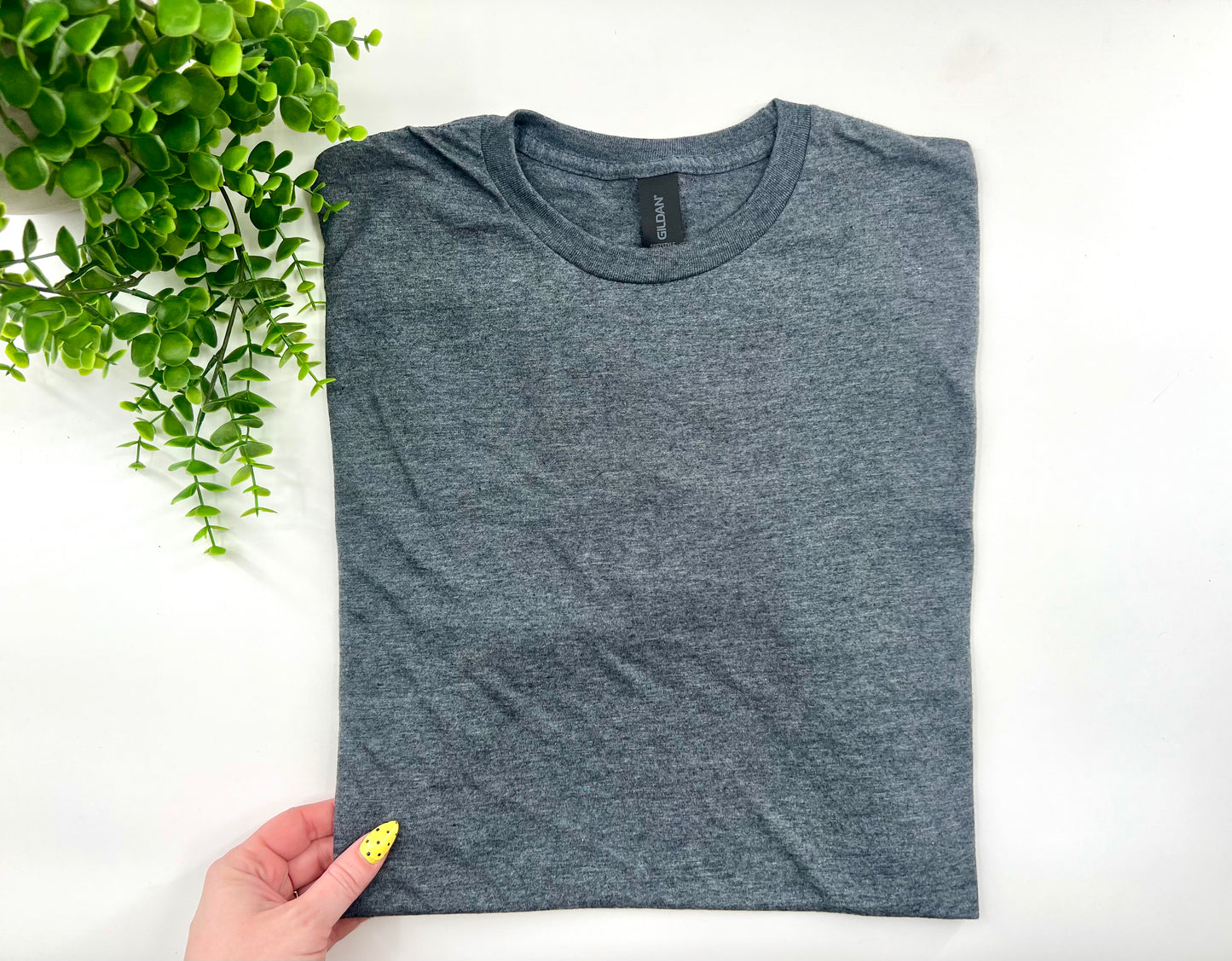 SMALL - Dark Heather - Gildan Softstyle Tshirt