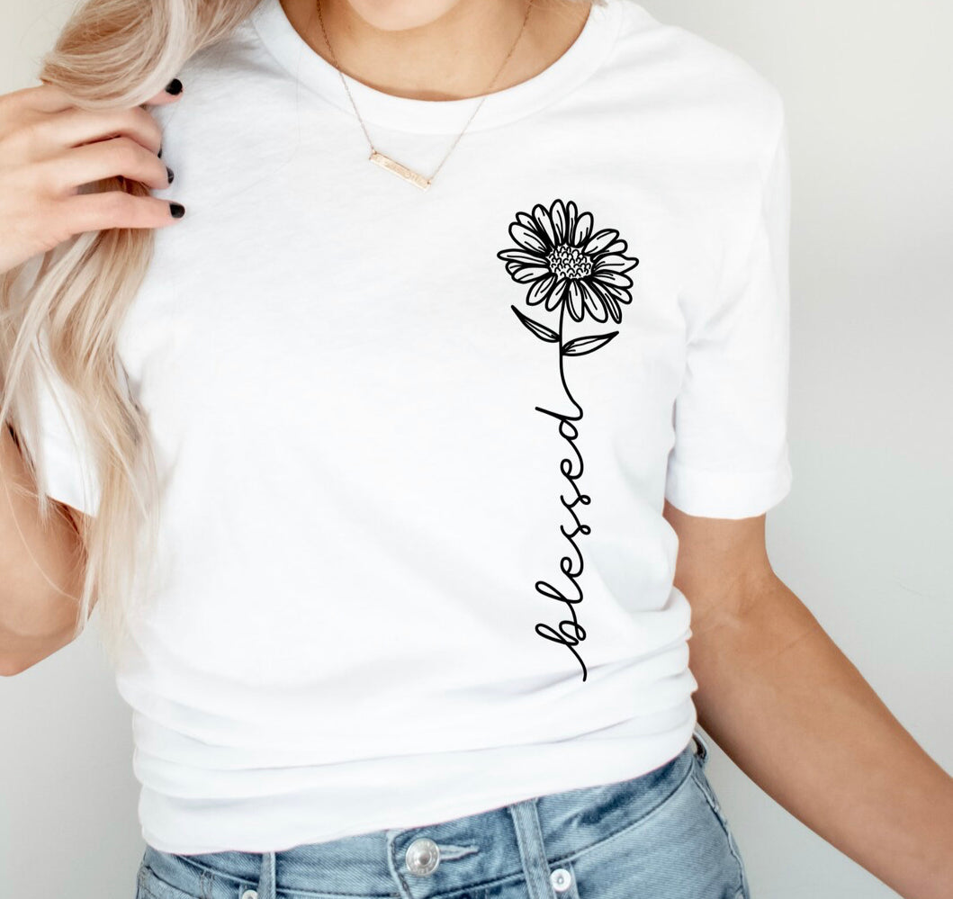 Blessed Side Flower - Custom