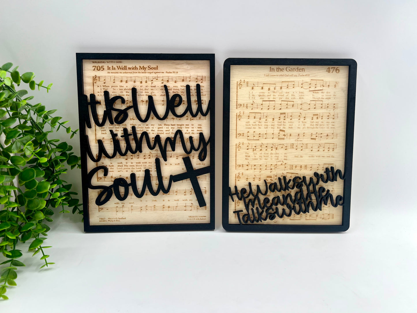 READY TO SHIP: Laser Engraved 3D Signs - 8x10”