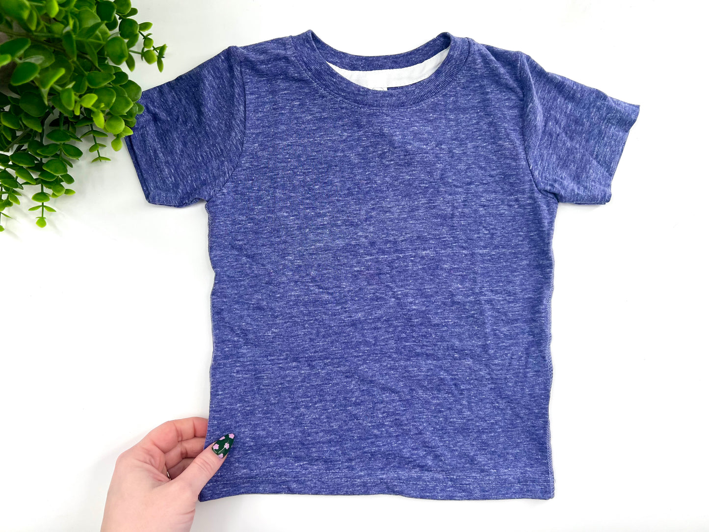 2T - Purple Melange Tshirt - Rabbit Skins