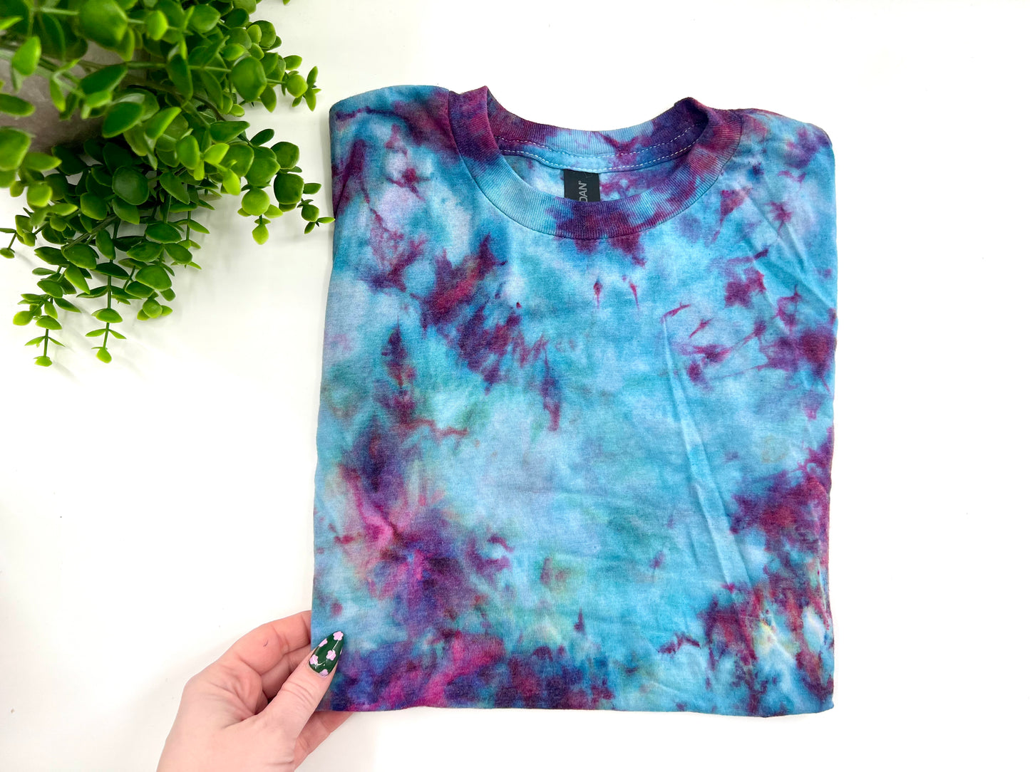 Youth Small - Blue & Purple Dyed Gildan