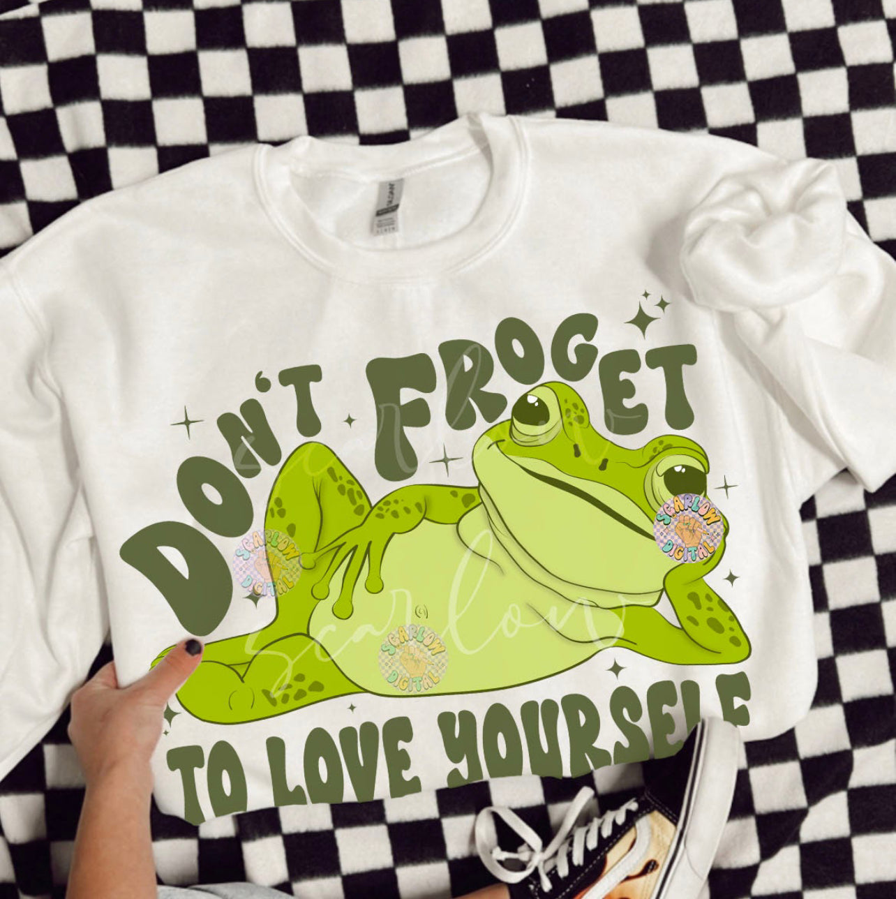 Dont Forget To Love Yourself Froggy - Custom