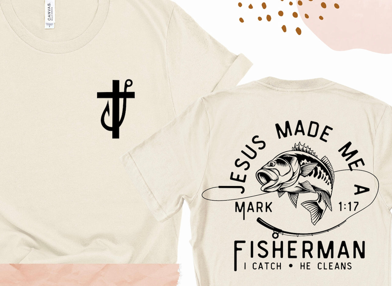 #133 - ONE LEFT - Fisher Of Men - Front & Back - DIRECT TO FILM PRINT ONLY