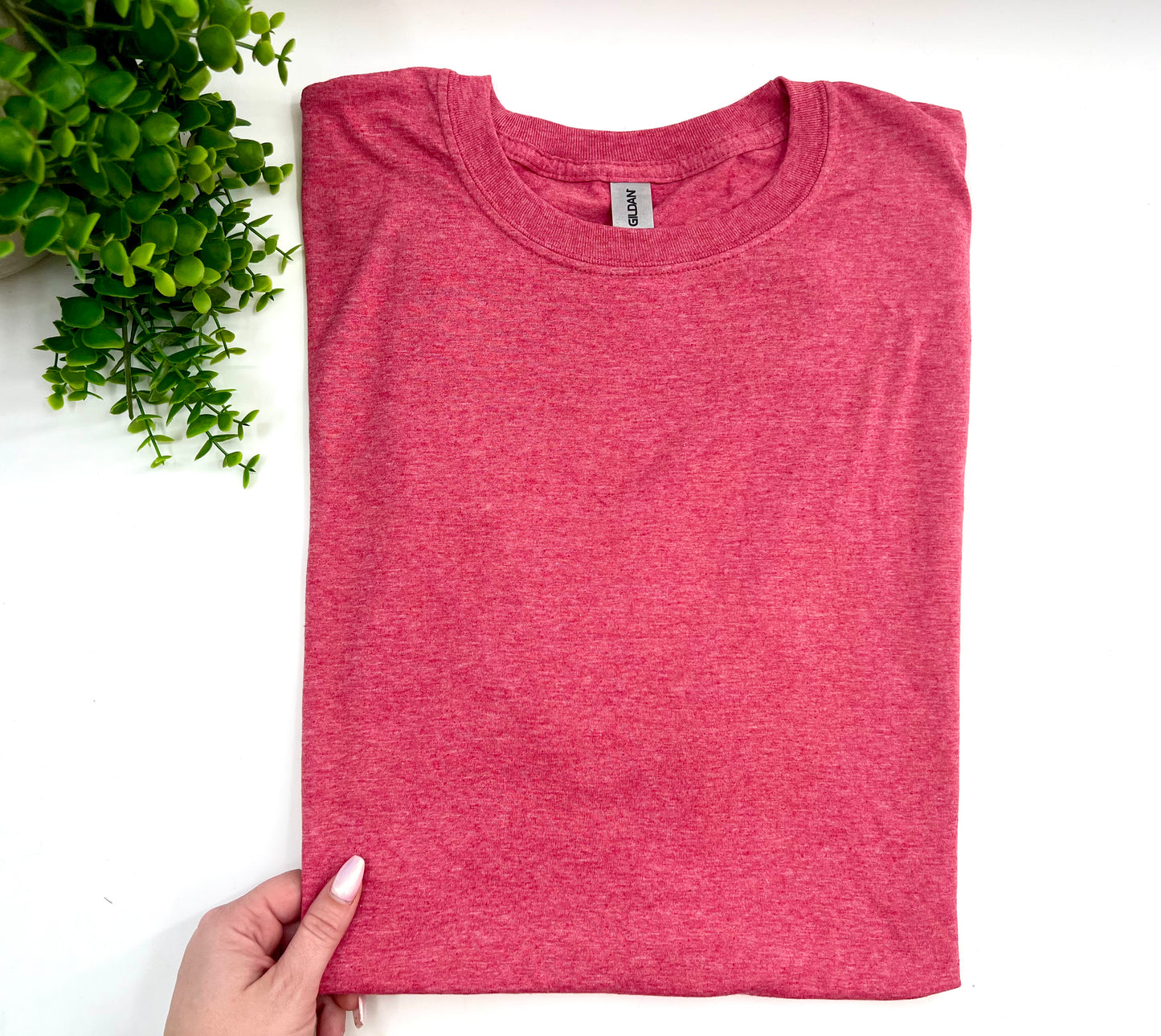 2XL - Heather Red Tshirt - Gildan Softstyle