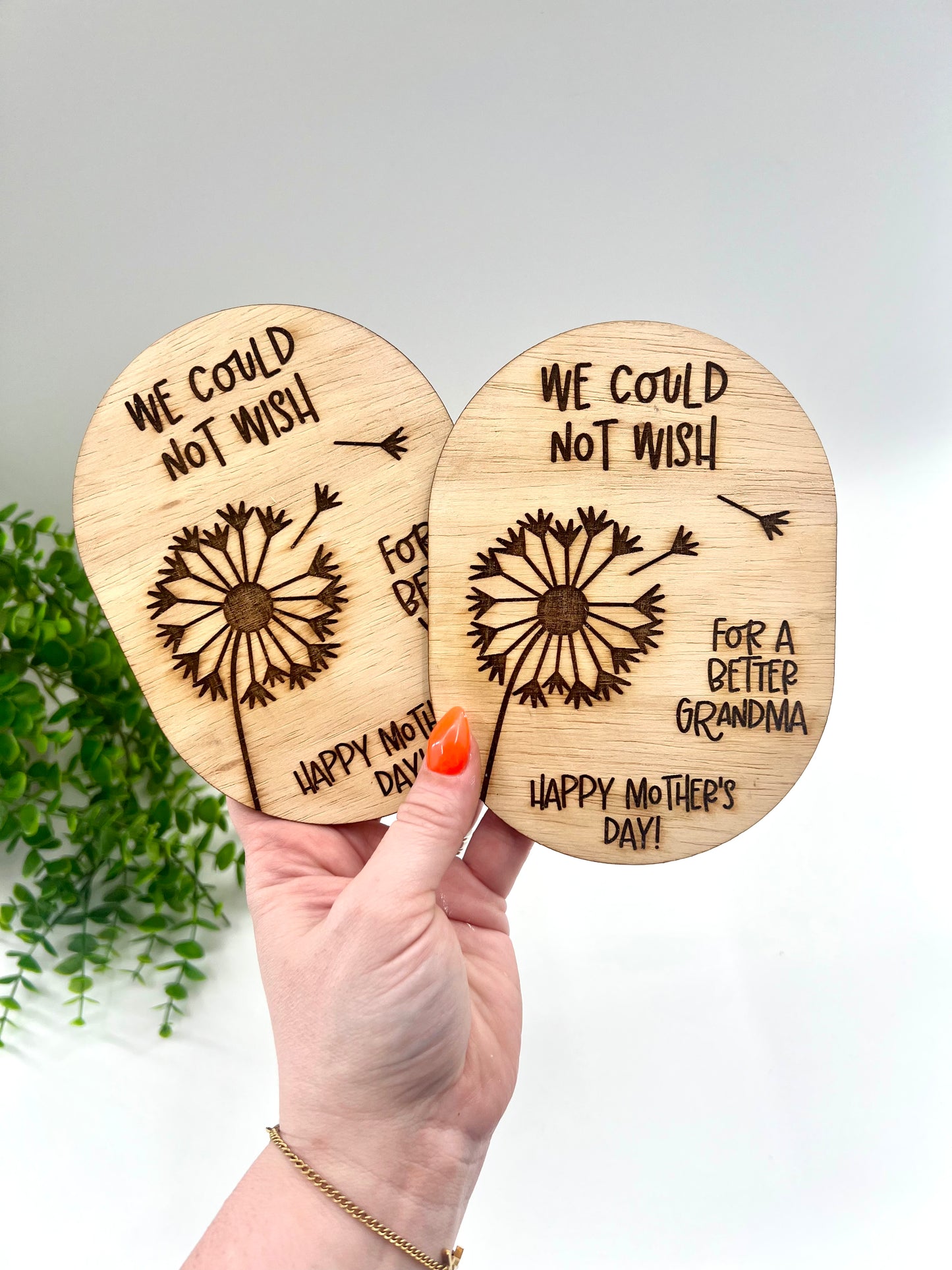 We Could Not Wish For A Better - CUSTOM - Fingerprint Magnet