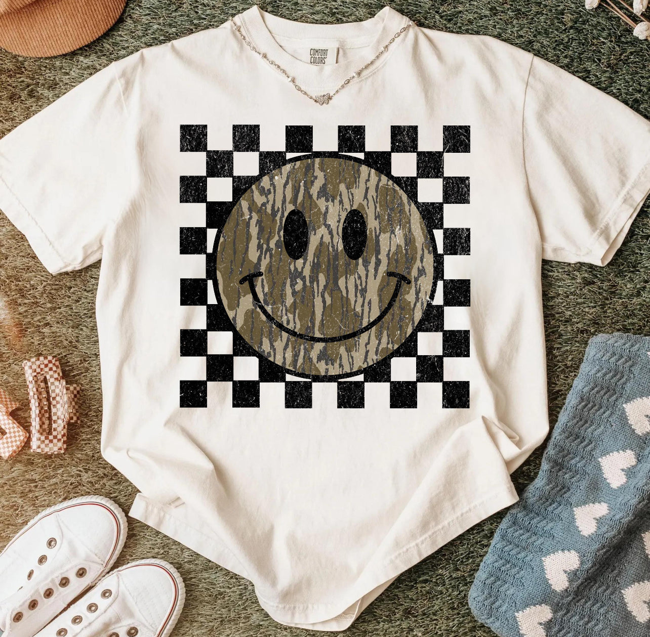 Checked Camo Face - Custom