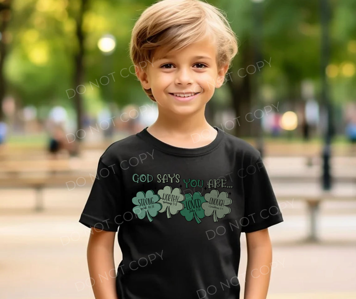 #156 - God Says You Are - YOUTH - DIRECT TO FILM PRINT ONLY