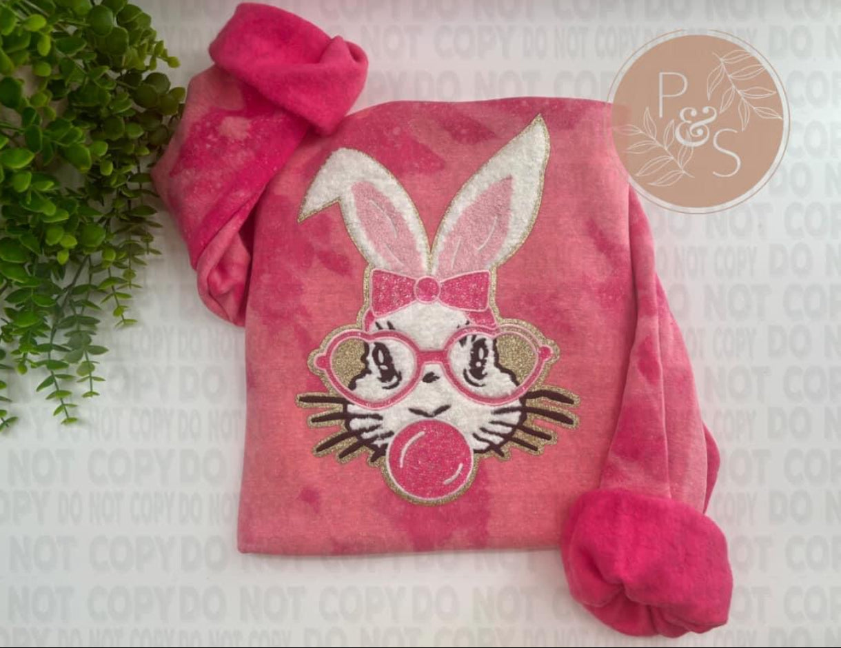#217 - Bunny Bubblegum - LARGE PATCH TRANSFER ONLY