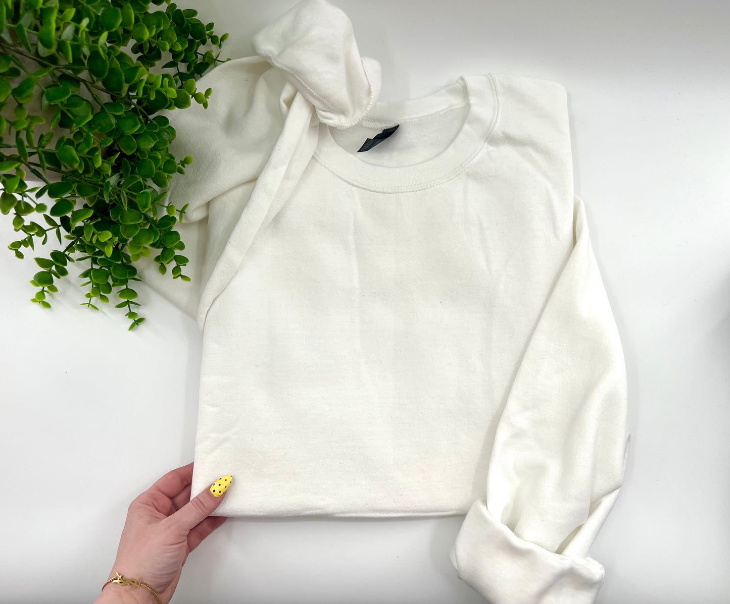 3XL - White Sweatshirt - Gildan