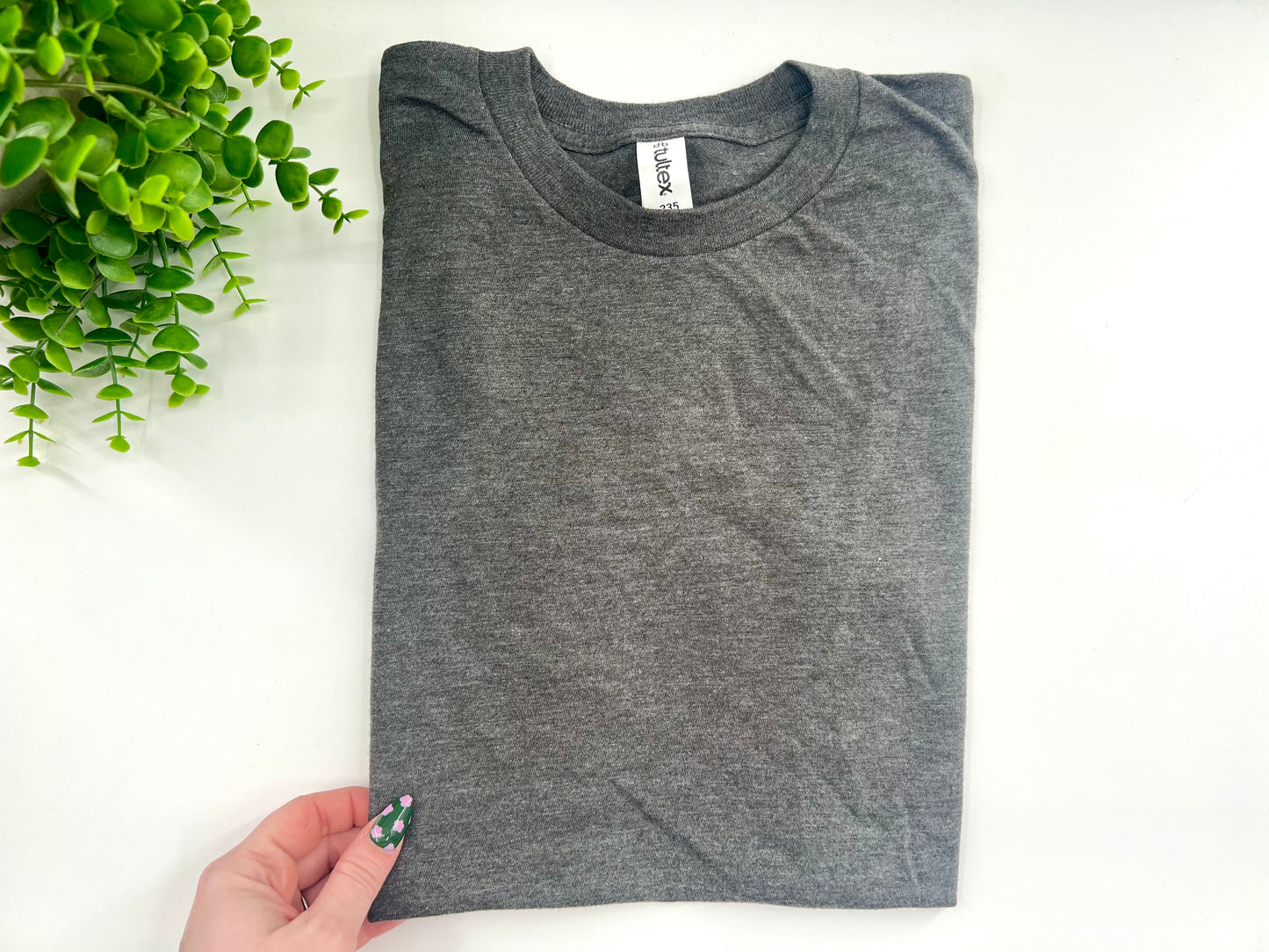 Youth Medium - Dark Heather Gray Tultex Tshirt