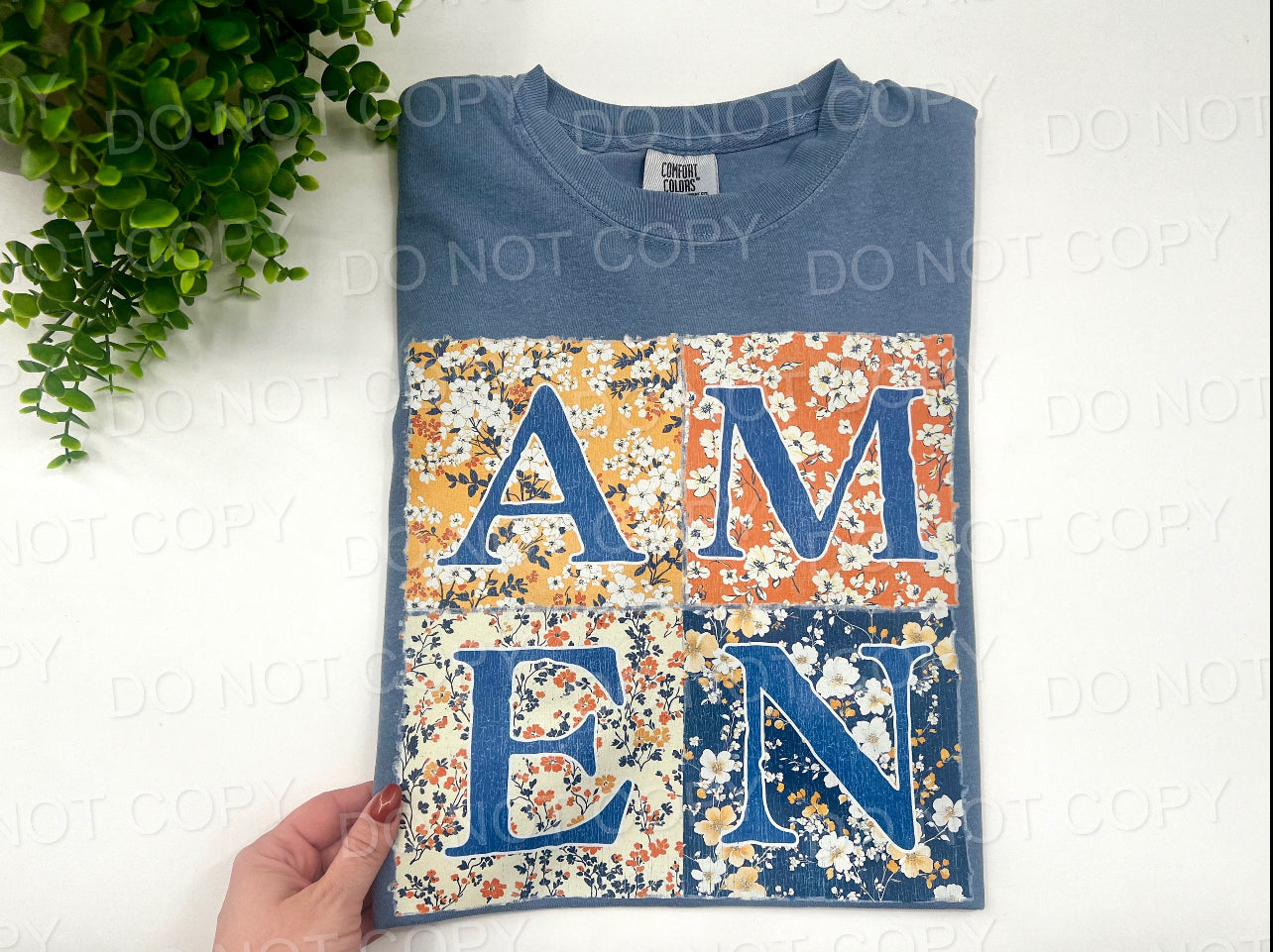 #96 - Amen Floral - DIRECT TO FILM PRINT ONLY