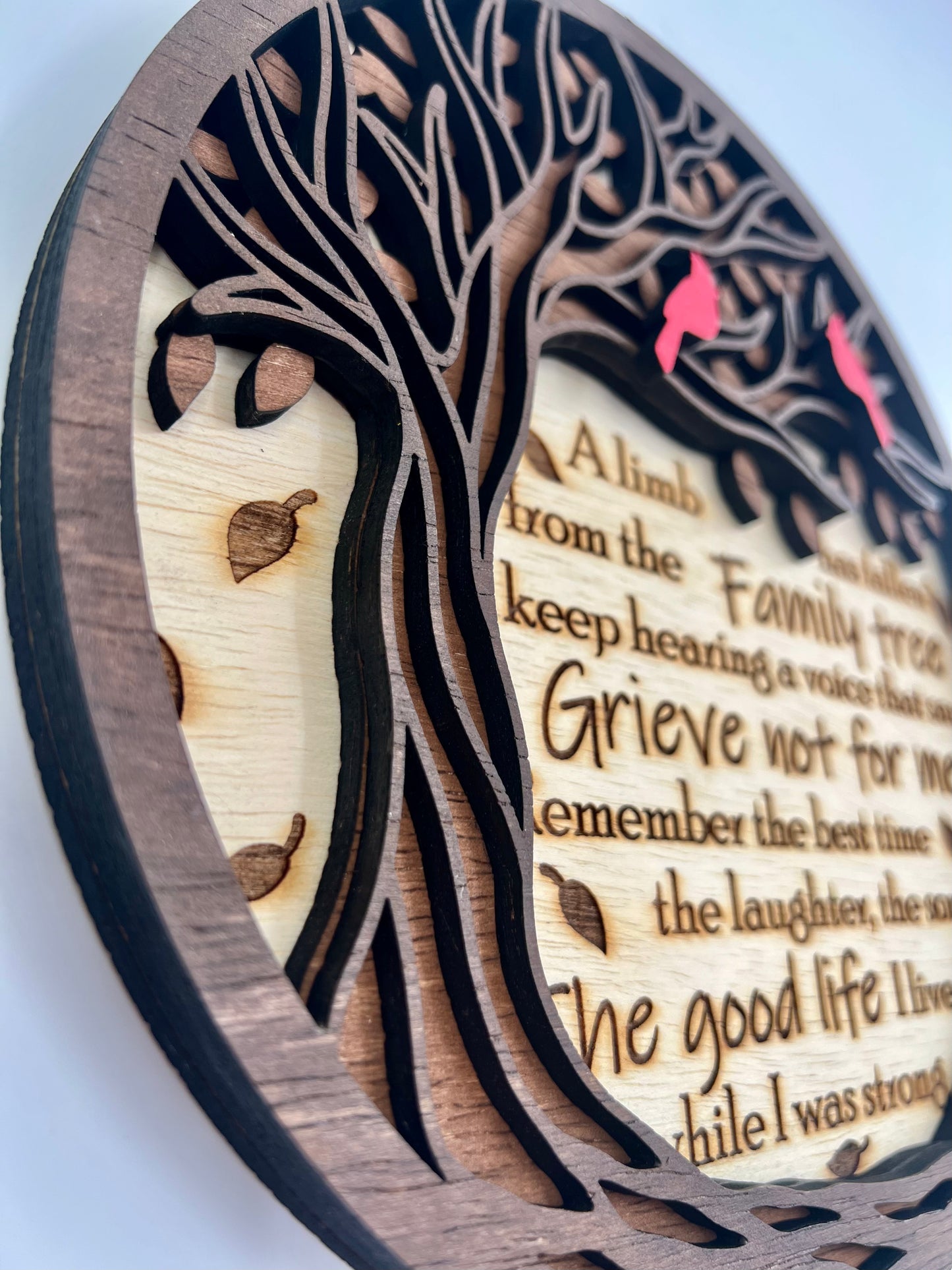 A Limb Has Fallen - Wood Sign